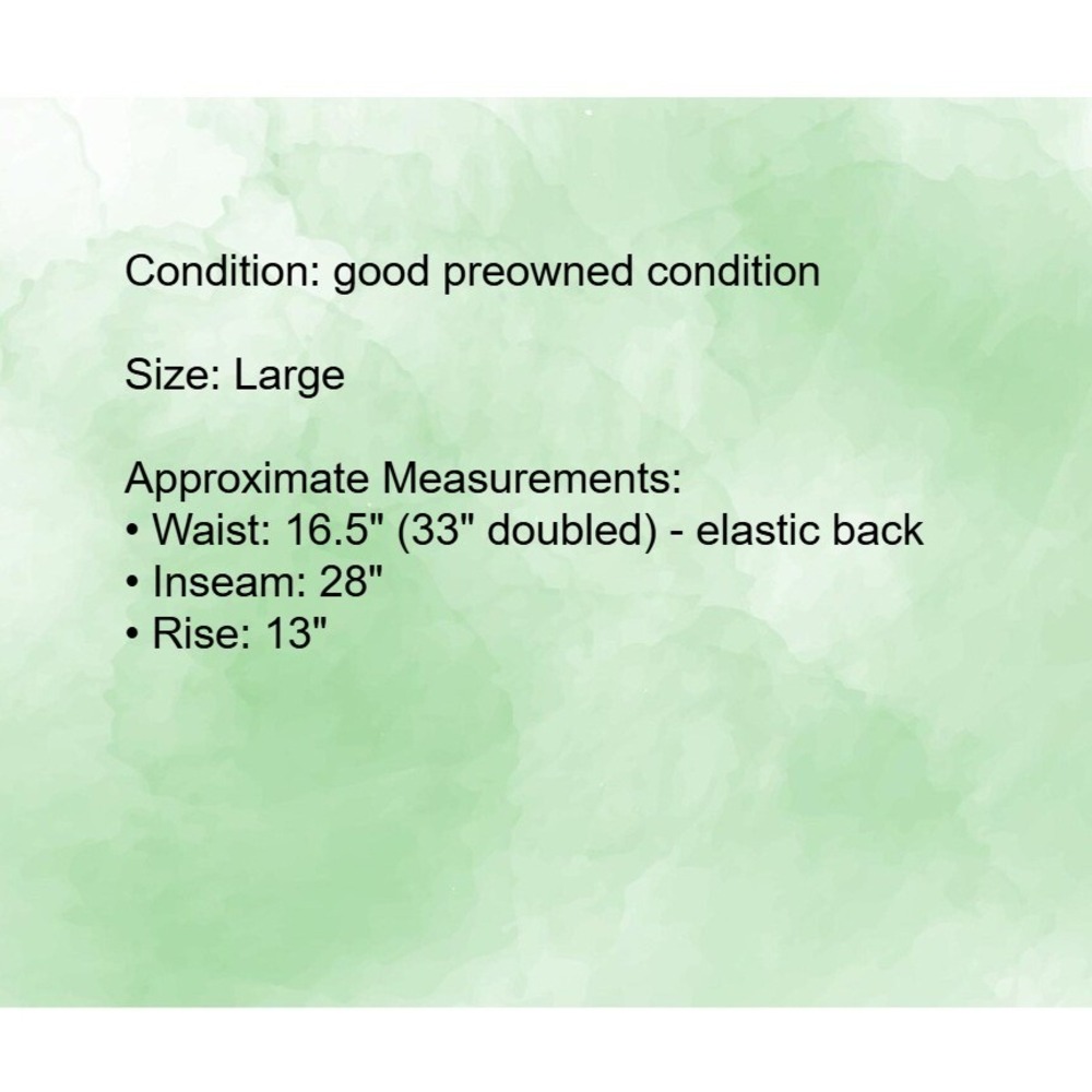 Avia Cargo Pants Womens L 12-14 Sage Green High Rise Utility Hiking Athleisure - Picture 9 of 9
